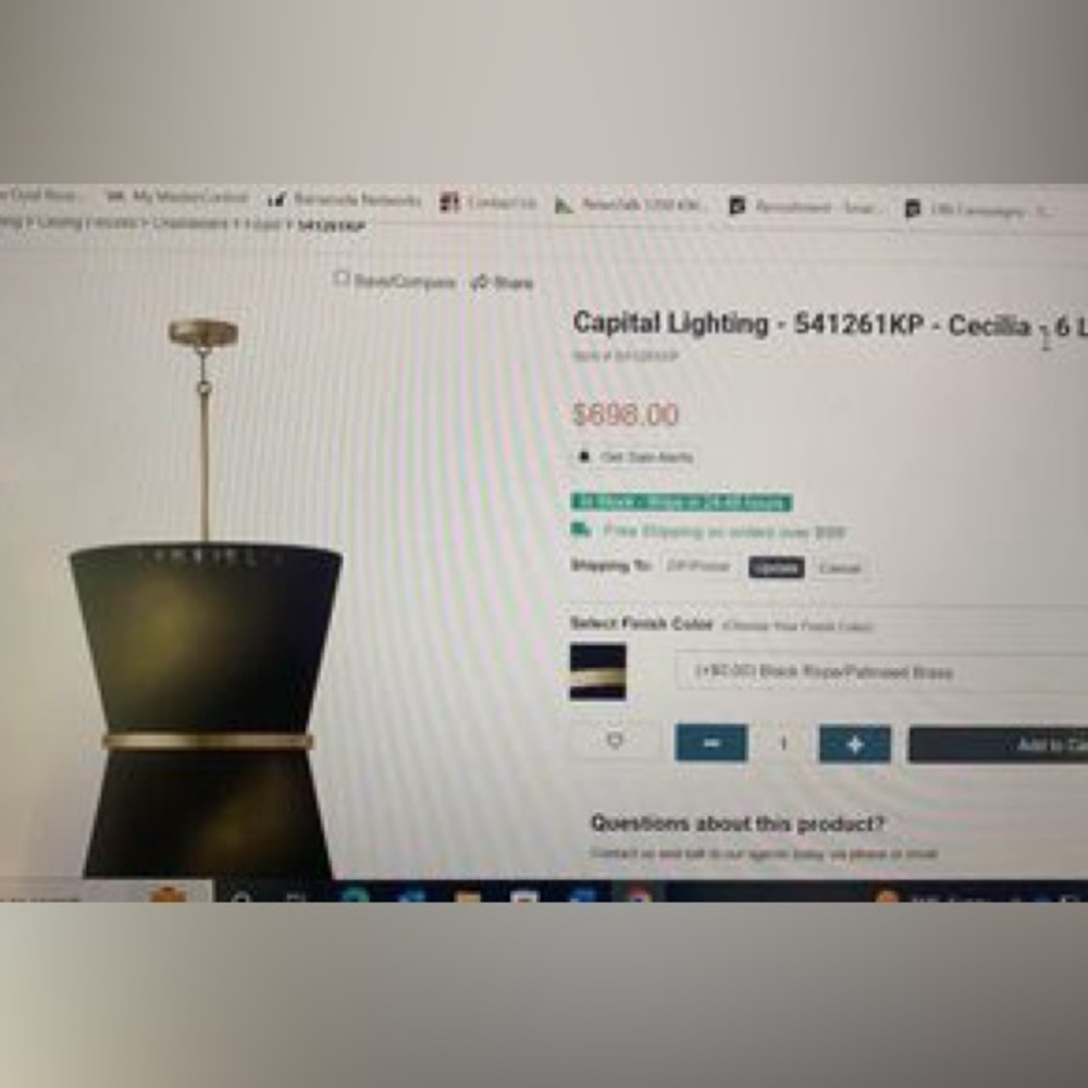Capital lighting chandelier